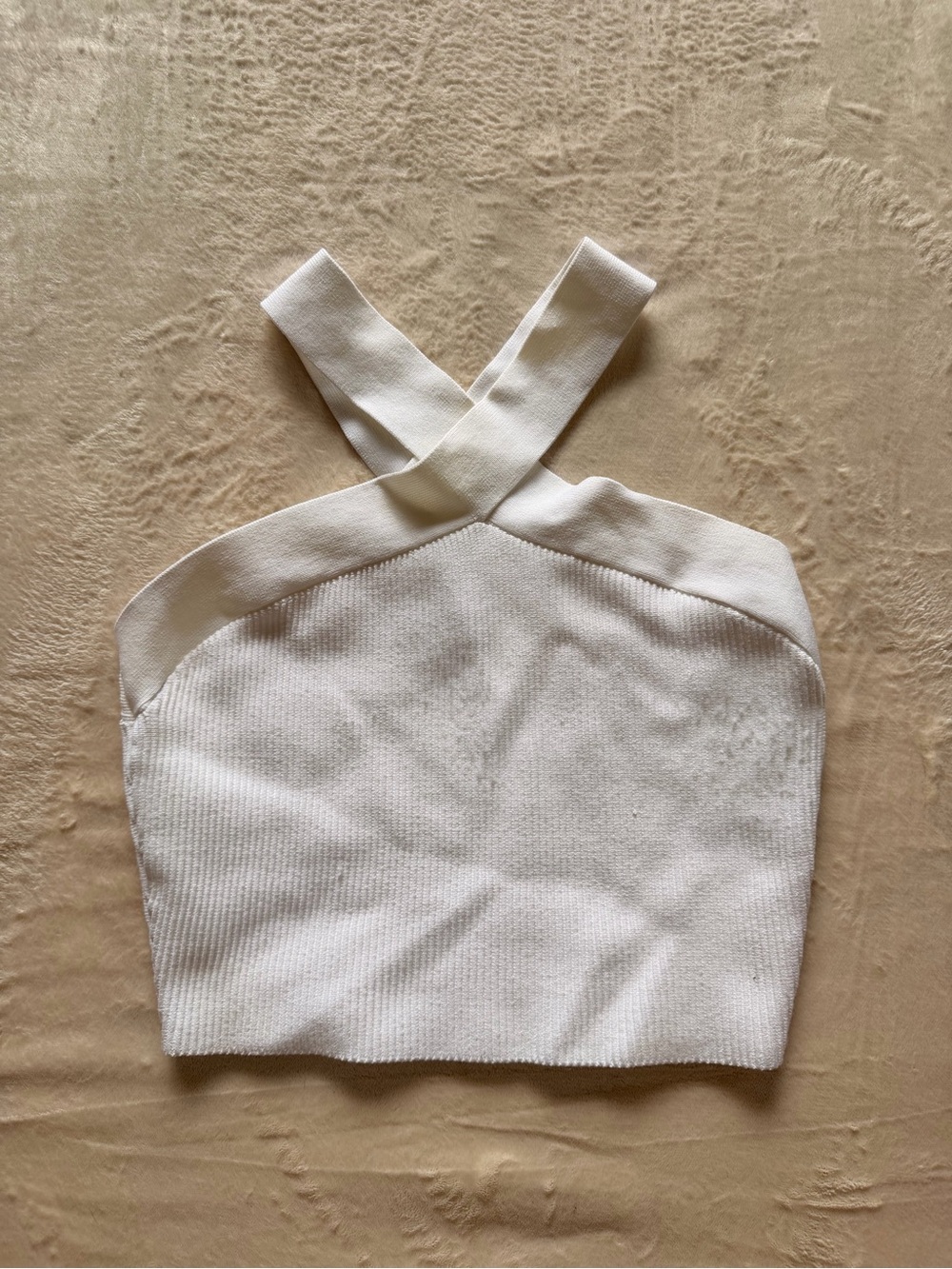 Aritzia Babaton Cross-Back Knit Crop Top - Women